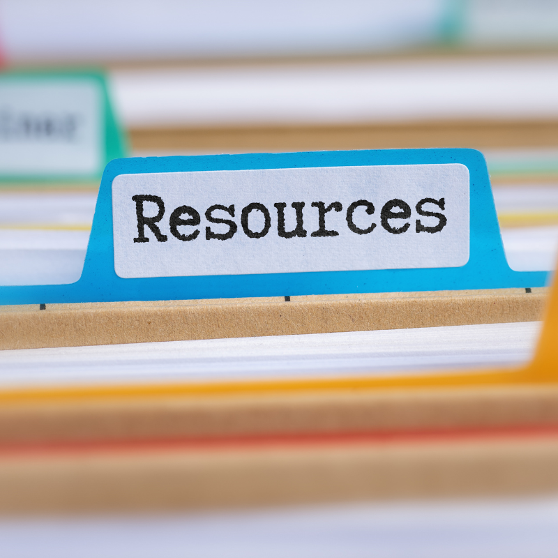 Student studying with notes and revision materials